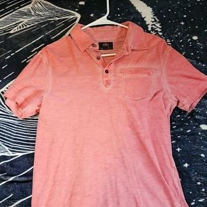 Pink Rock & Republic S mens button neck shirt